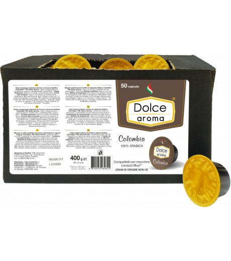 Капсули Dolce Aroma Colombia, 50шт. Lavazza Blue